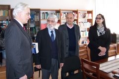 Ambassador Helmut Hoffman meets Rector Liman Varoshi, Uniel