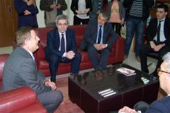 Turkey&#39;s Ambassador Visit to the University of Elbasan, Uniel