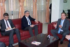 Turkey&#39;s Ambassador Visit to the University of Elbasan, Uniel