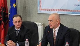 Prime Minister Edi Rama visit to the University of Elbasan, Uniel