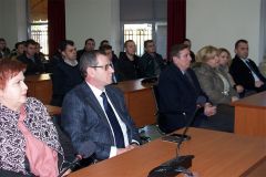 Minister Milena Harito meeting with students of the University of Elbasan, Uniel