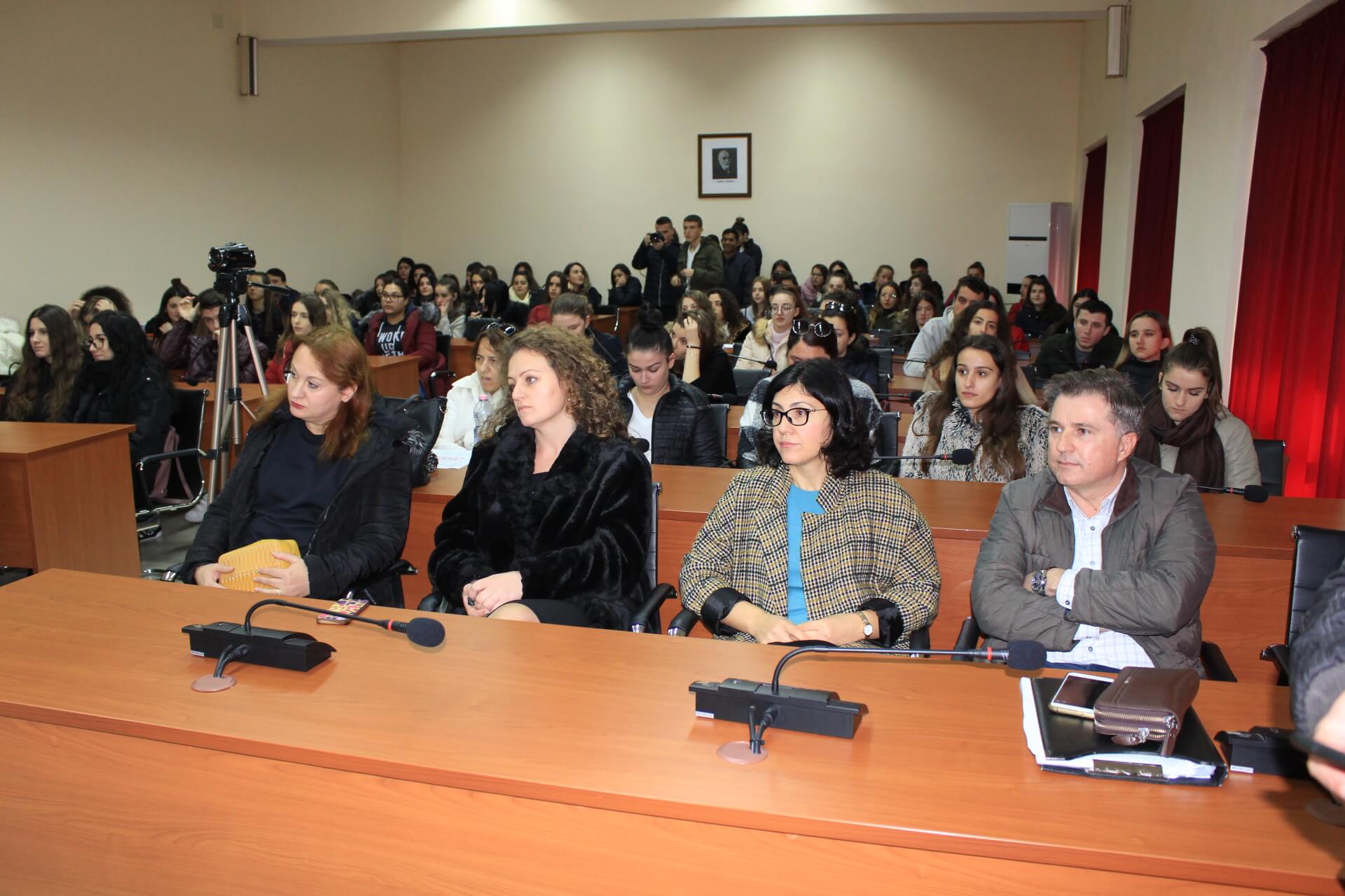 The book &quot;Austria Austria&quot; is promoted at the University of Elbasan, Uniel