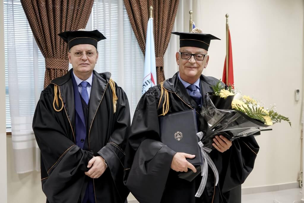 Universiteti i Elbasanit i akordoi titullin “Honoris Causa” profesor Maurizio Giulian, Uniel