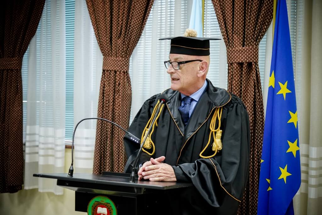 Universiteti i Elbasanit i akordoi titullin “Honoris Causa” profesor Maurizio Giulian, Uniel