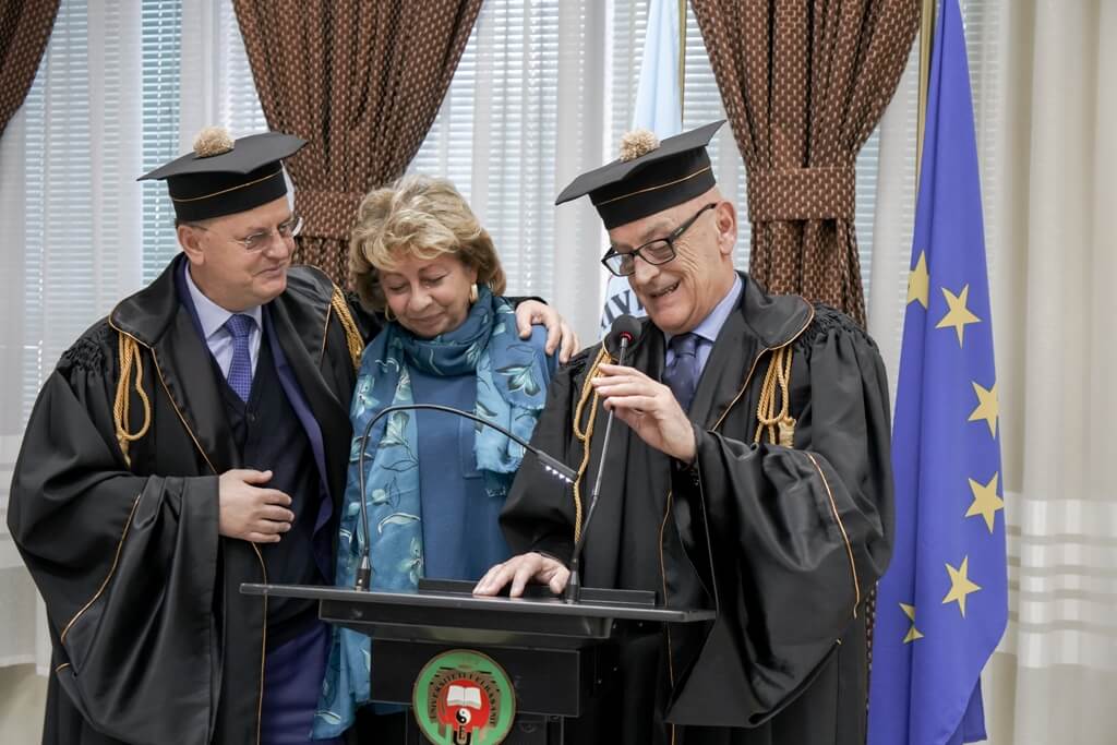 Universiteti i Elbasanit i akordoi titullin “Honoris Causa” profesor Maurizio Giulian, Uniel