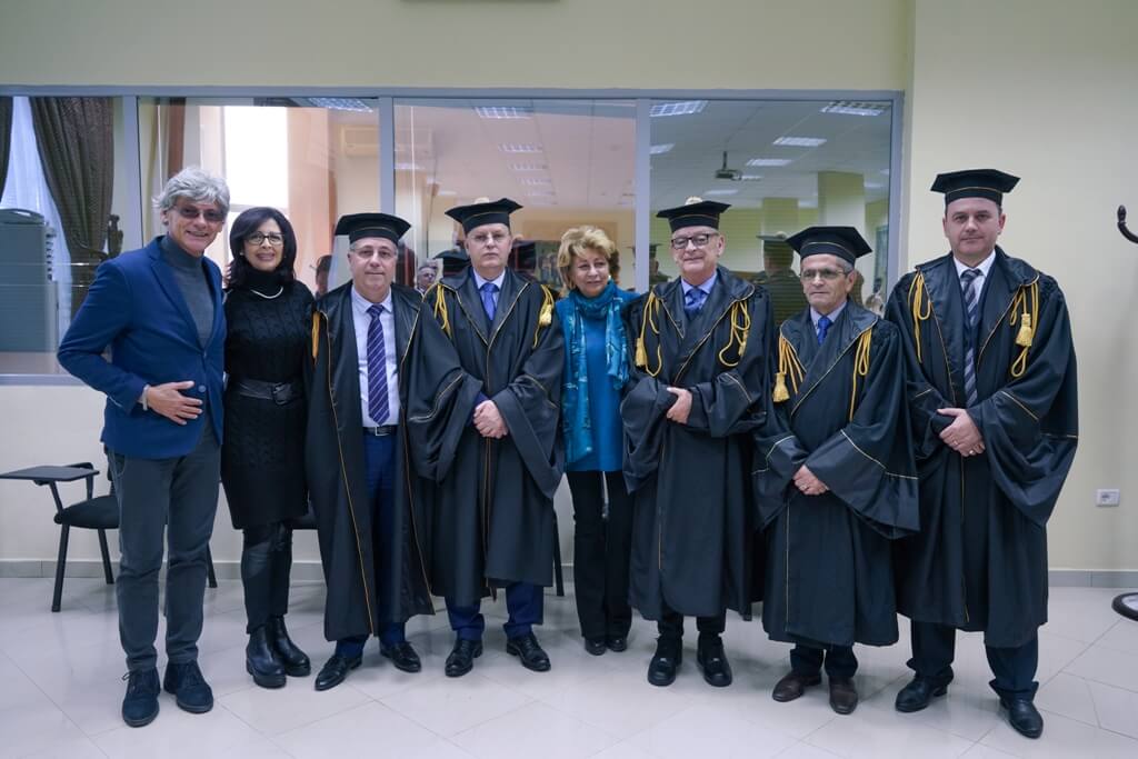 Universiteti i Elbasanit i akordoi titullin “Honoris Causa” profesor Maurizio Giulian, Uniel