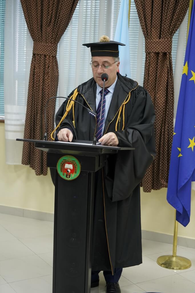 Universiteti i Elbasanit i akordoi titullin “Honoris Causa” profesor Maurizio Giulian, Uniel